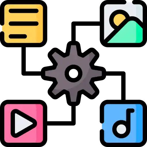 an image of all the different multimedia